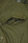 1969 Contract 4th Model Ripstop Jungle Fatigue Pants S-S Used