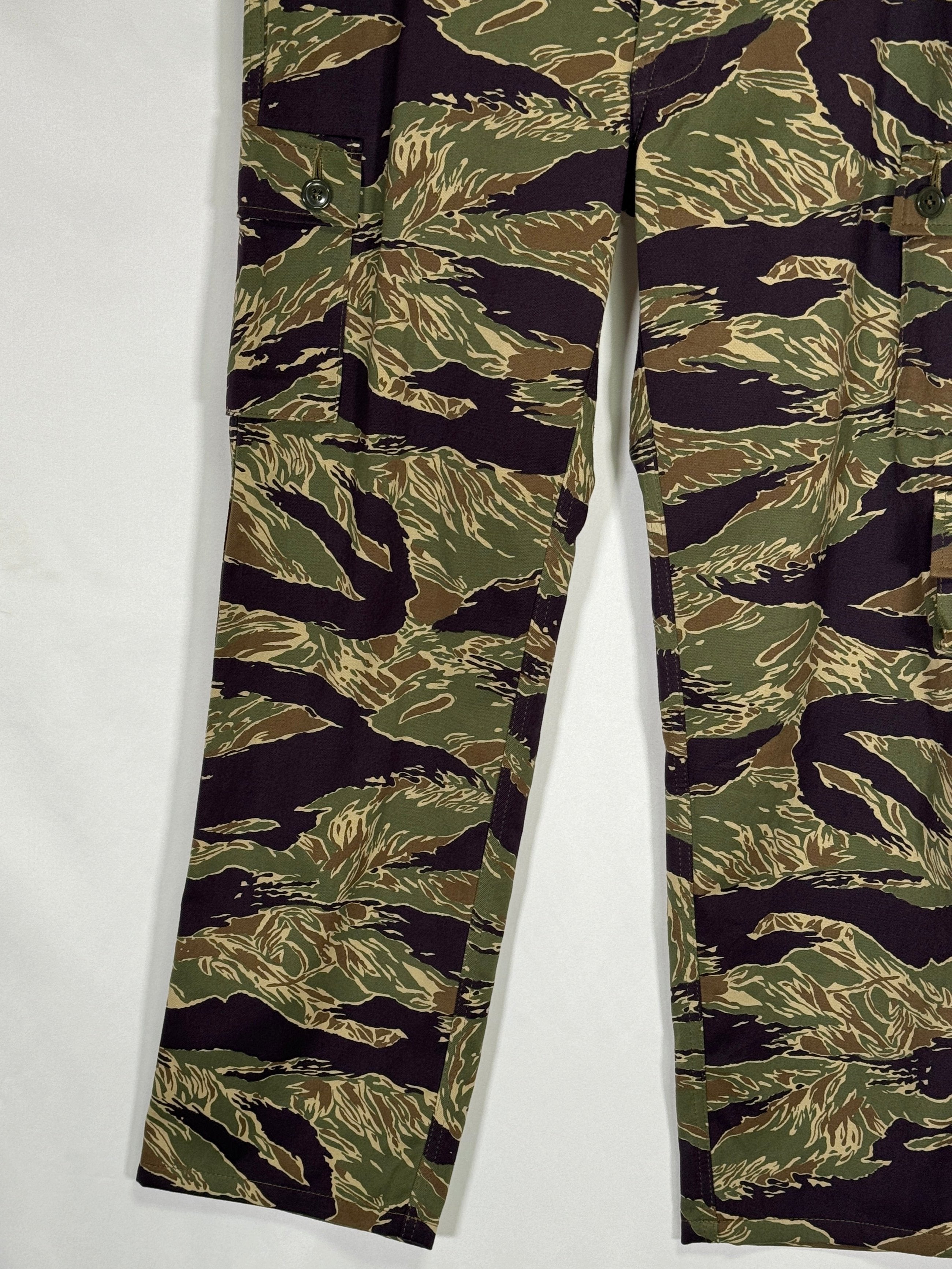 [Scheduled for delivery in early November 2024]  MILITARIA 1911 Precision Reproduction Okinawa Tiger US Cut Pants Tiger Stripe