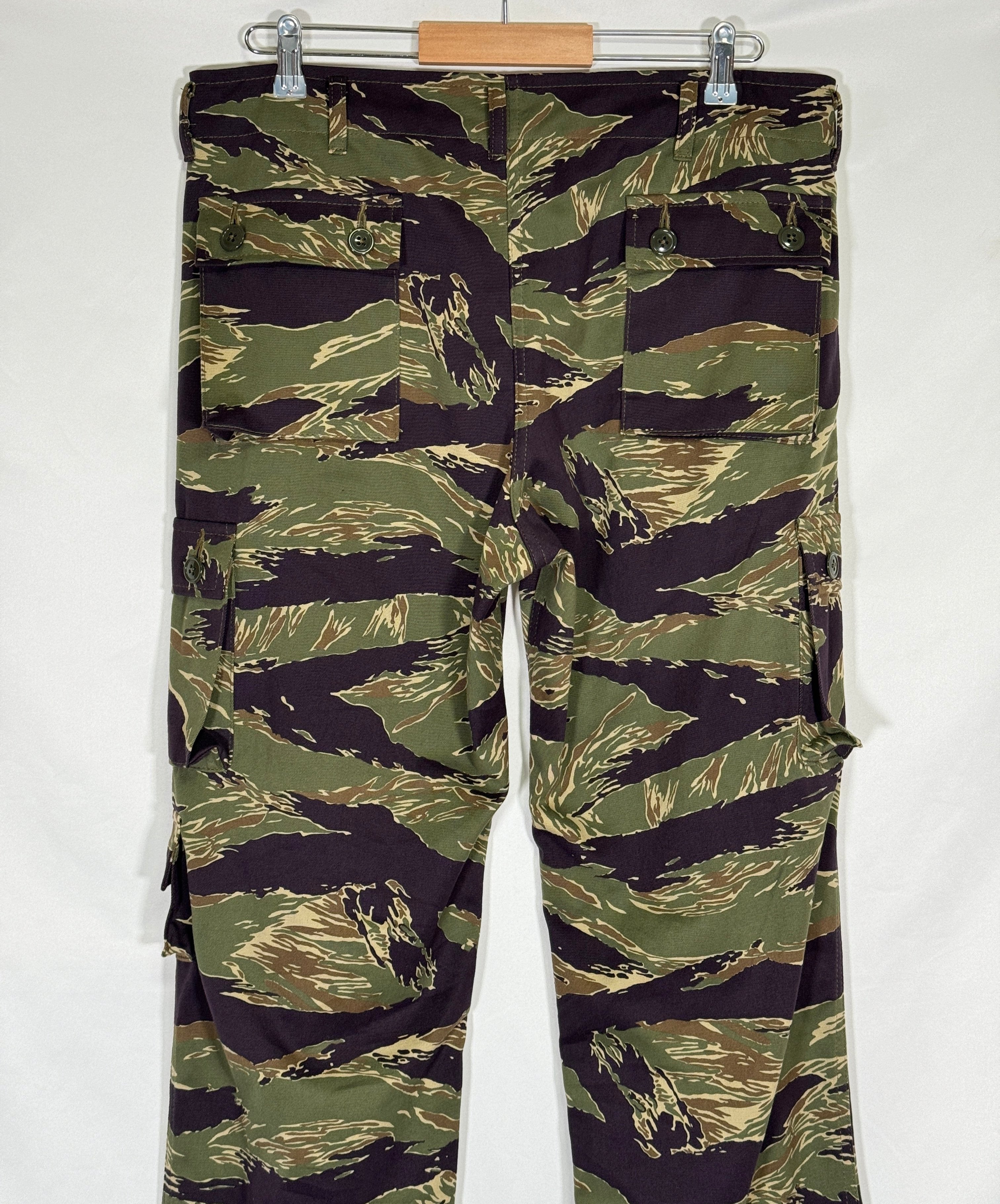 [Scheduled for delivery in early November 2024]  MILITARIA 1911 Precision Reproduction Okinawa Tiger US Cut Pants Tiger Stripe