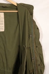 1977 Contract S-R U.S. Army M65 Field Parka, good condition, used.