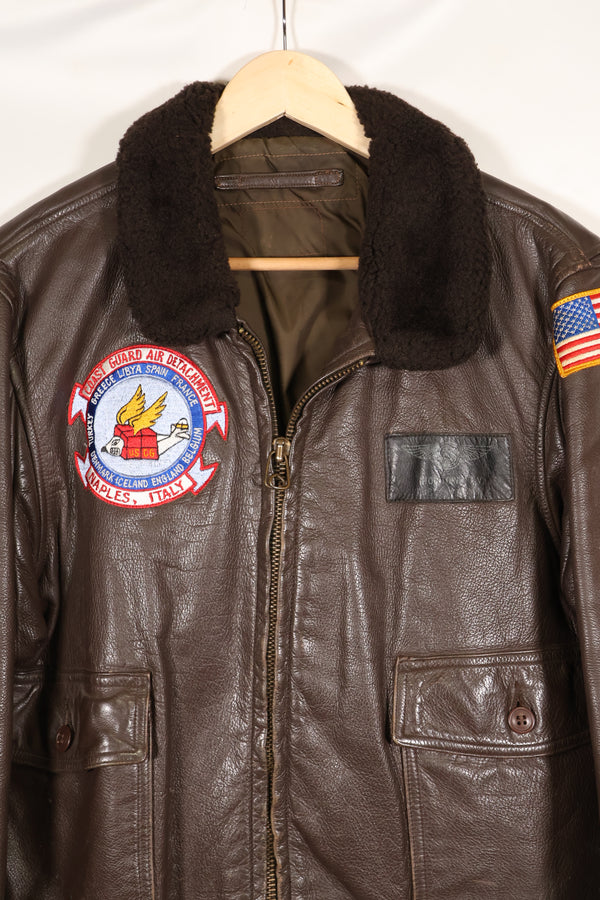 1970年代後半ロット　契約タグ欠損　G-1　インターメディエートゾーン　フライトジャケット　パッチ付き　中古品