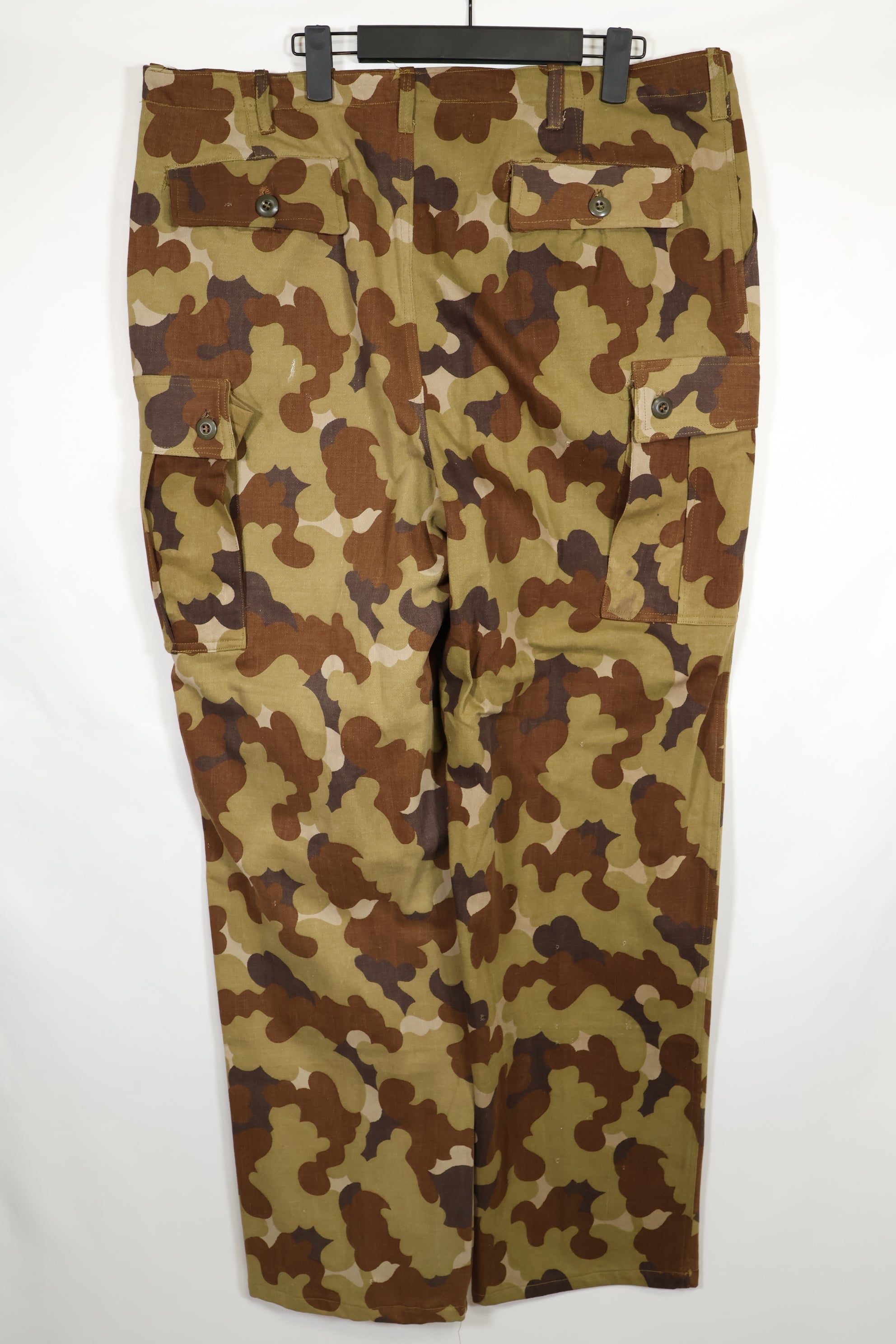 Real Fabric South Vietnam Field Military Police Cloud Camouflage Pants Used