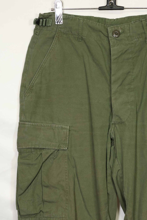 1967 Contract 3rd Model Non Ripstop Jungle Fatigue Pants S-R Used