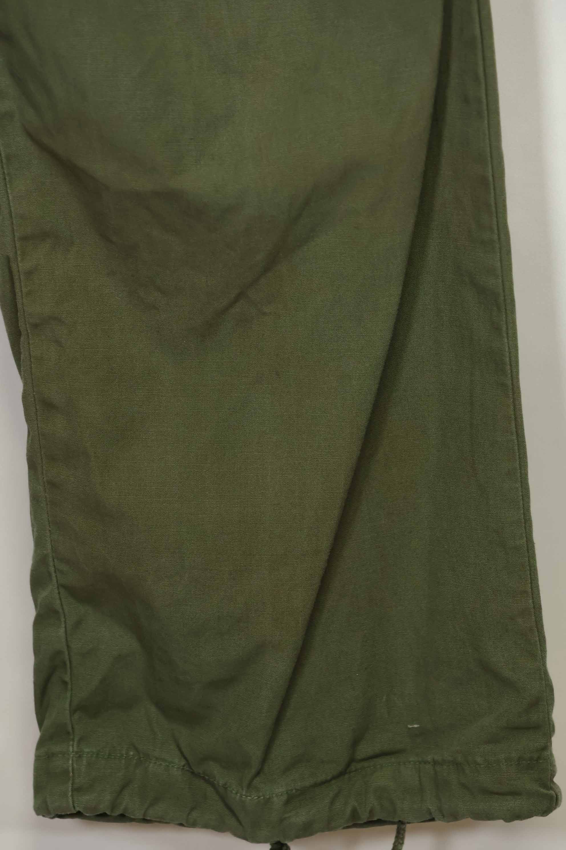 1967 Contract 3rd Model Non Ripstop Jungle Fatigue Pants S-R Used