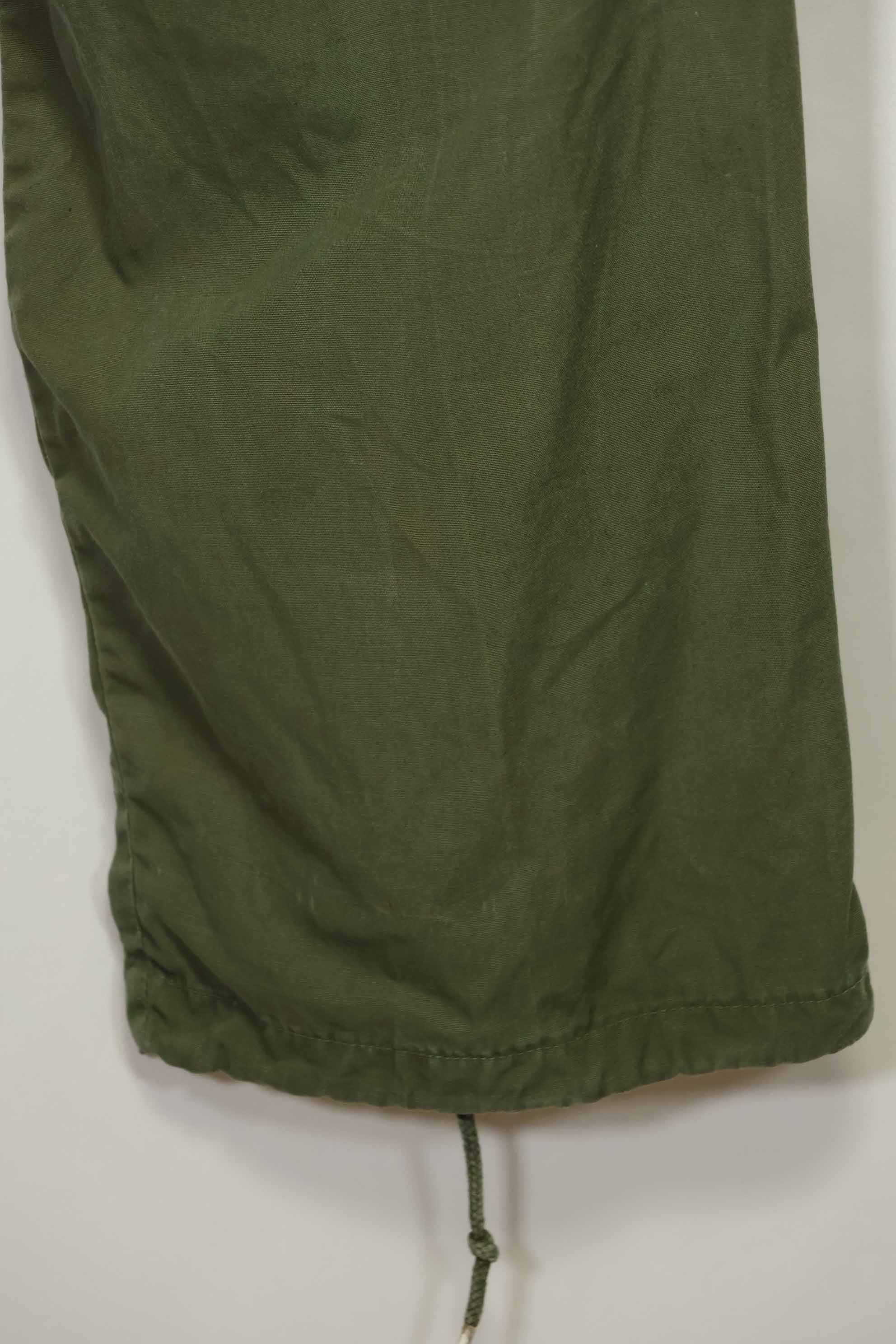 1967 Contract 3rd Model Non Ripstop Jungle Fatigue Pants S-R Used