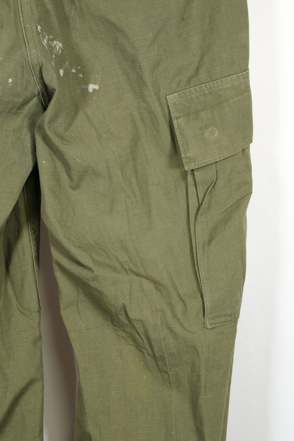 Real 1969 4th Model Jungle Fatigue SMALL-SHORT Pants Used