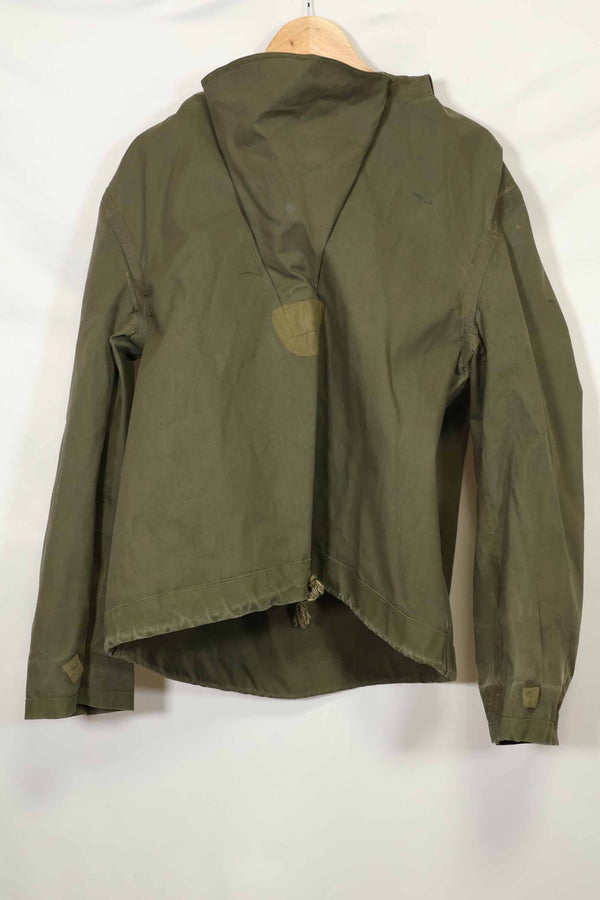 1950's U.S. Navy Deck Jacket Rain Jacket, Used, B