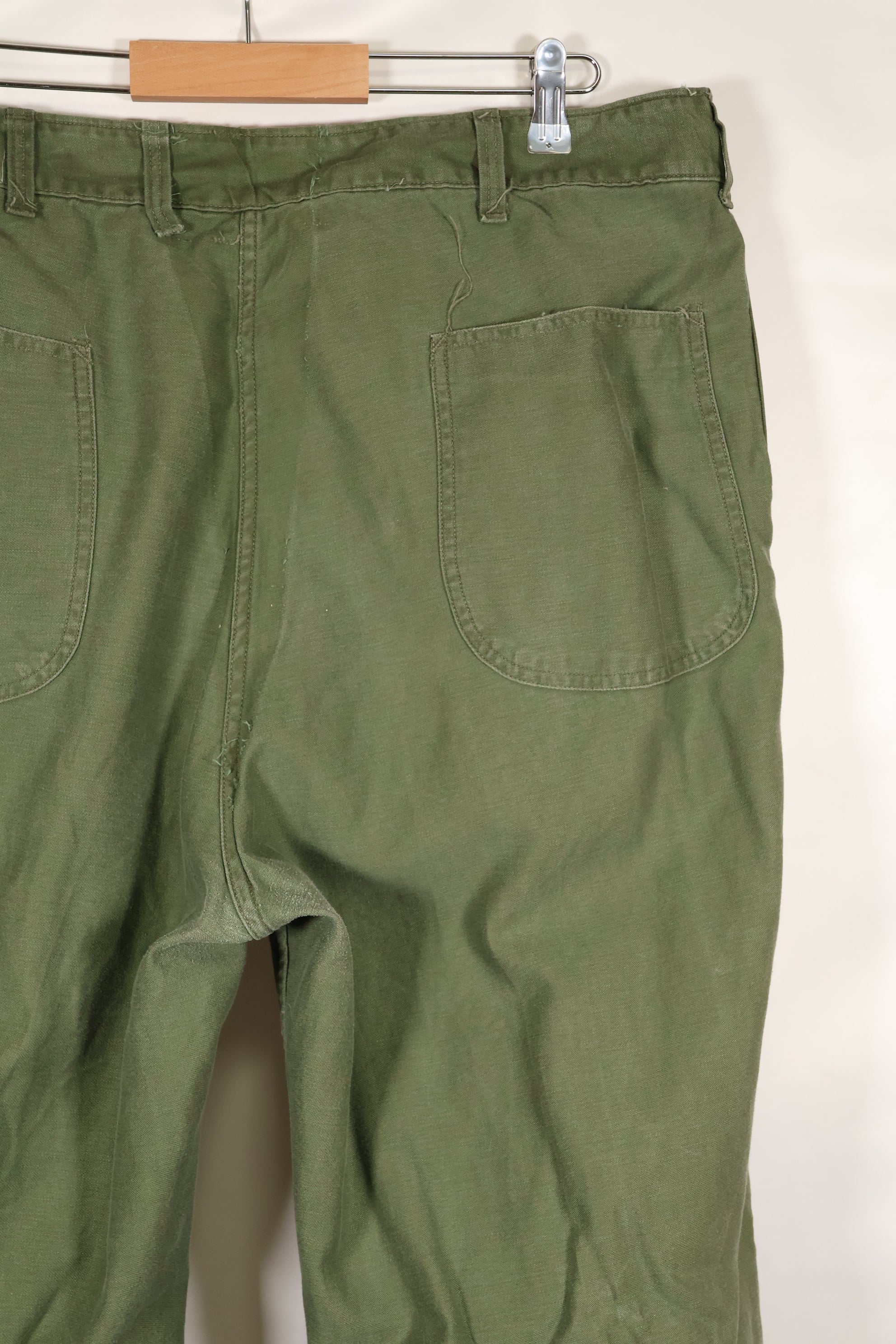 1960s lot, estimated 36 approx USMC P-56 utility pants, used.