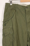 1960s-70s, estimated M-R U.S. Army M65 cotton field pants, used.