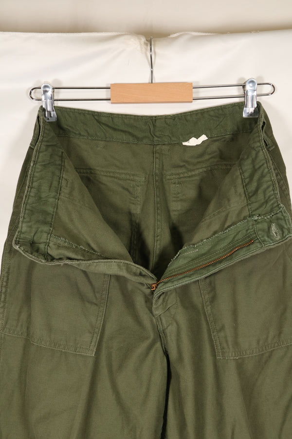 1968 Contract 32x31 US Army OG-107 Utility Pants Baker Pants Used