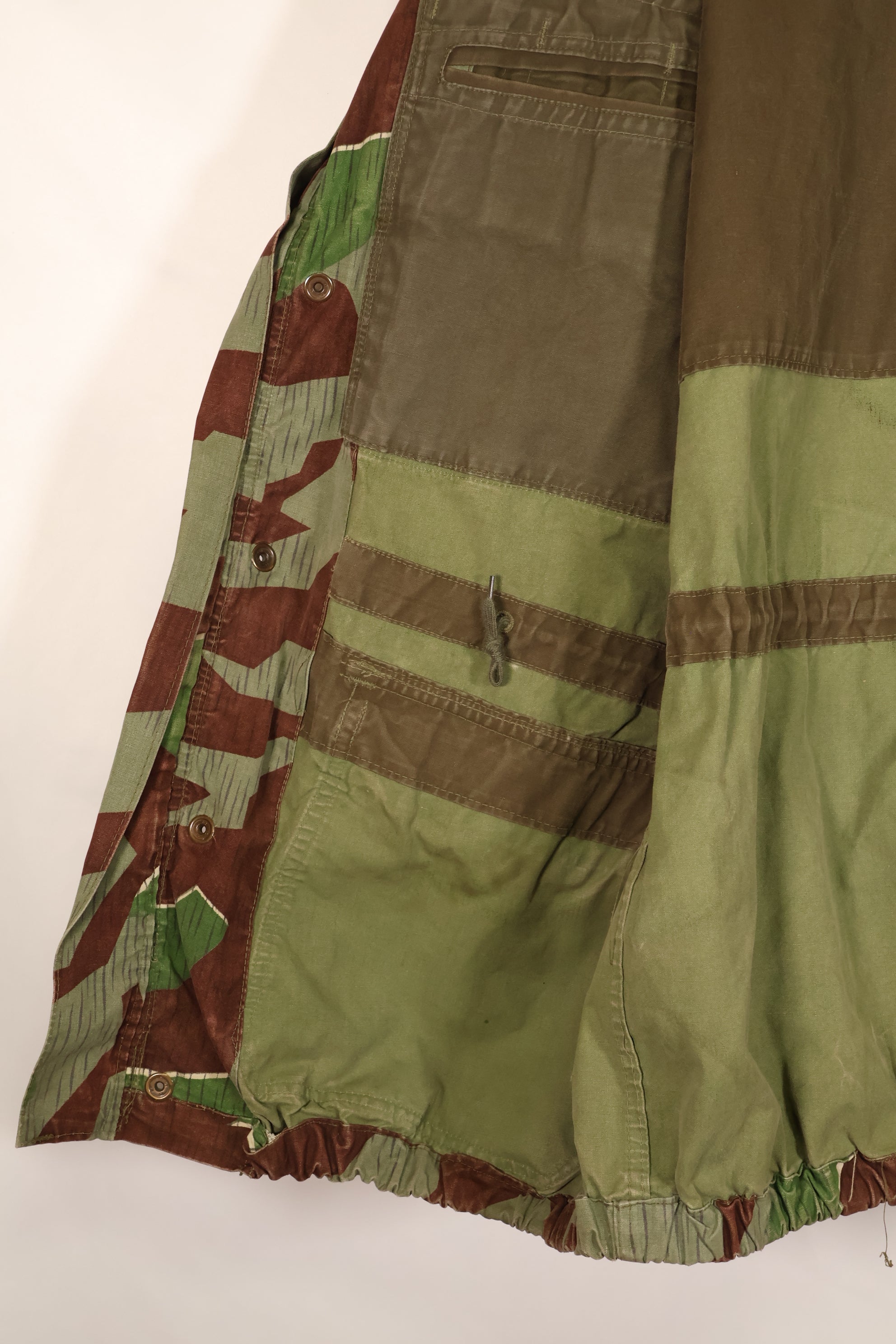 1950s, West Germany, Bundeswehr, Airborne Forces, Sprinter Camouflage, Airborne Jacket, Used