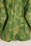 Authentic Fabric, Post-War Production, Authentic Mitchell Camouflage, Made from Shelter Half Fabric, 1st Model Jungle Fatigue Jacket, Used