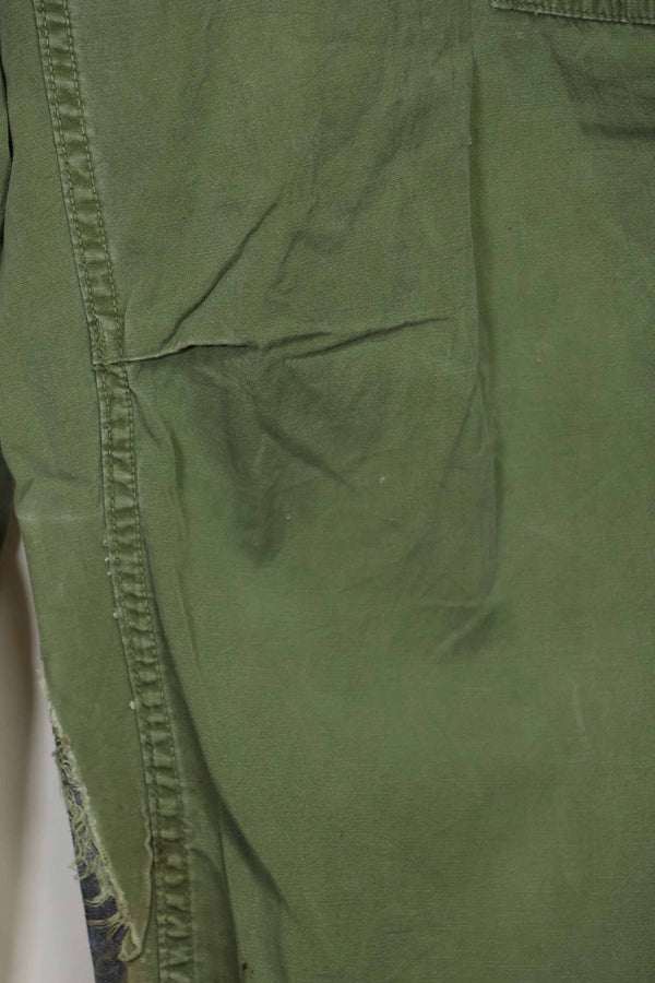 Estimated 1967 Contract 3rd Model Non Ripstop Jungle Fatigue Pants M-R Used