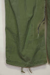 Estimated 1967 Contract 3rd Model Non Ripstop Jungle Fatigue Pants M-R Used