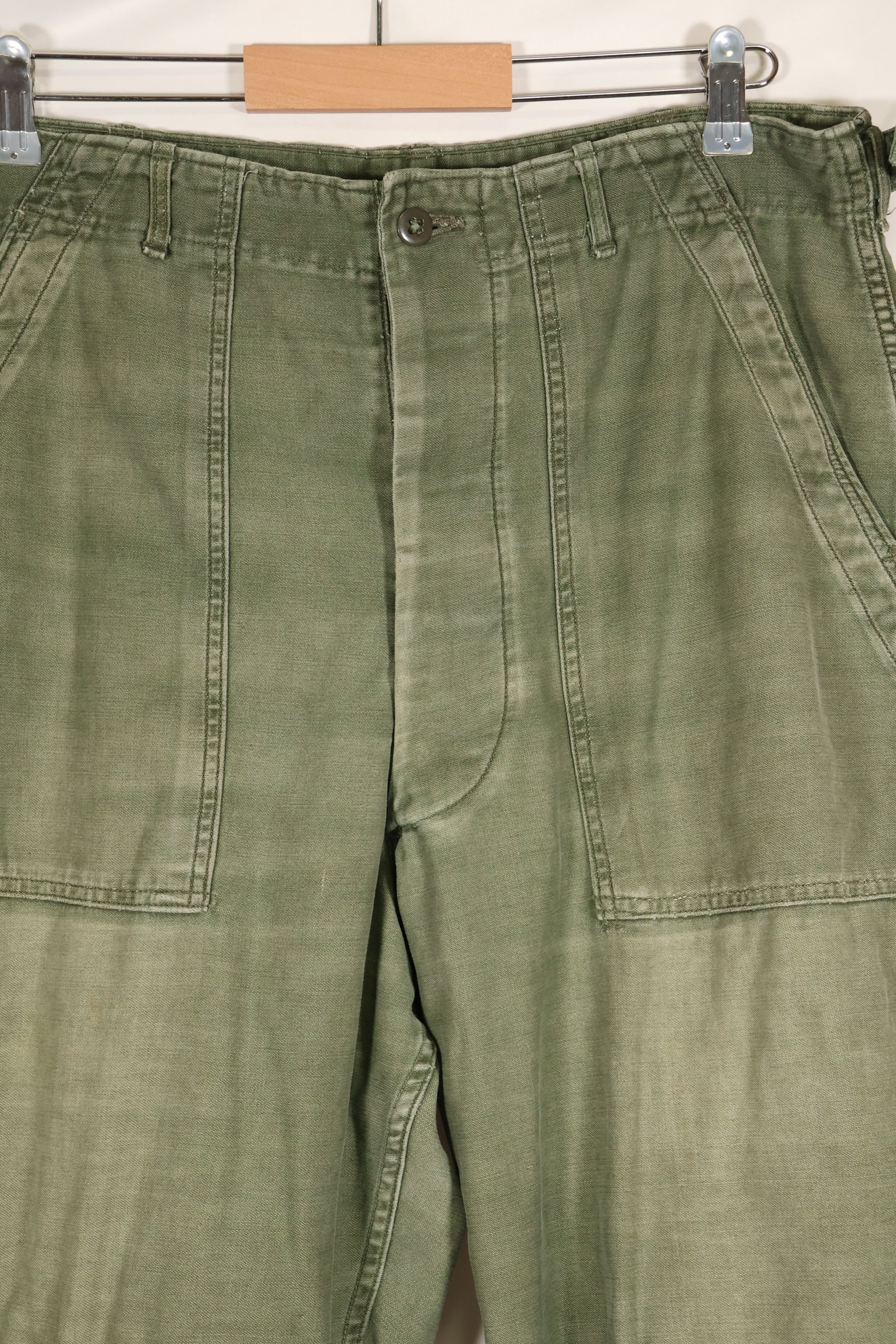 1961 contract, estimated size 36 OG-107 utility pants, baker pants, used.