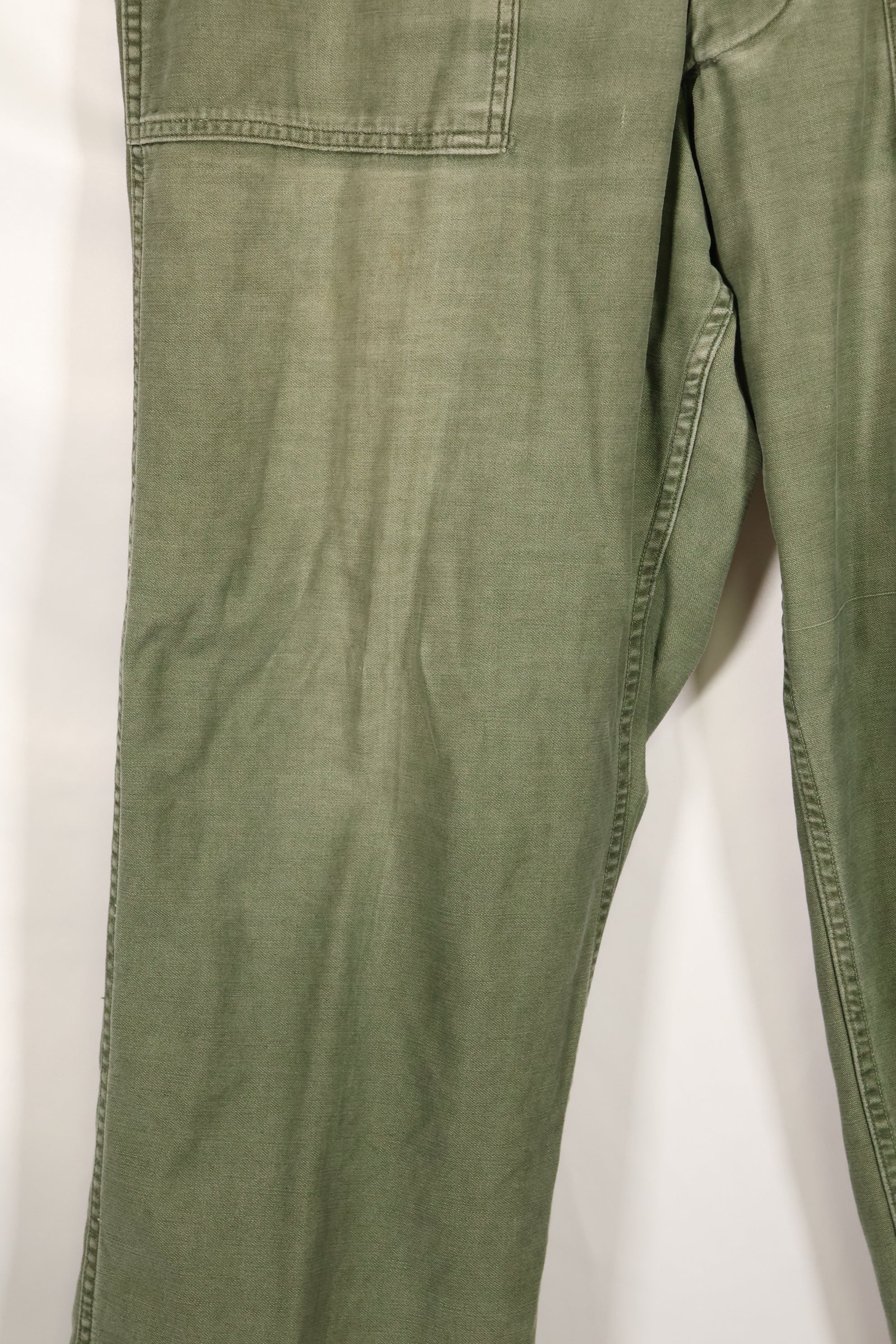 1961 contract, estimated size 36 OG-107 utility pants, baker pants, used.