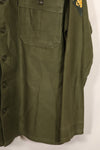 Real 1963 U.S. Army OG-107 Utility Shirt with patch, used.