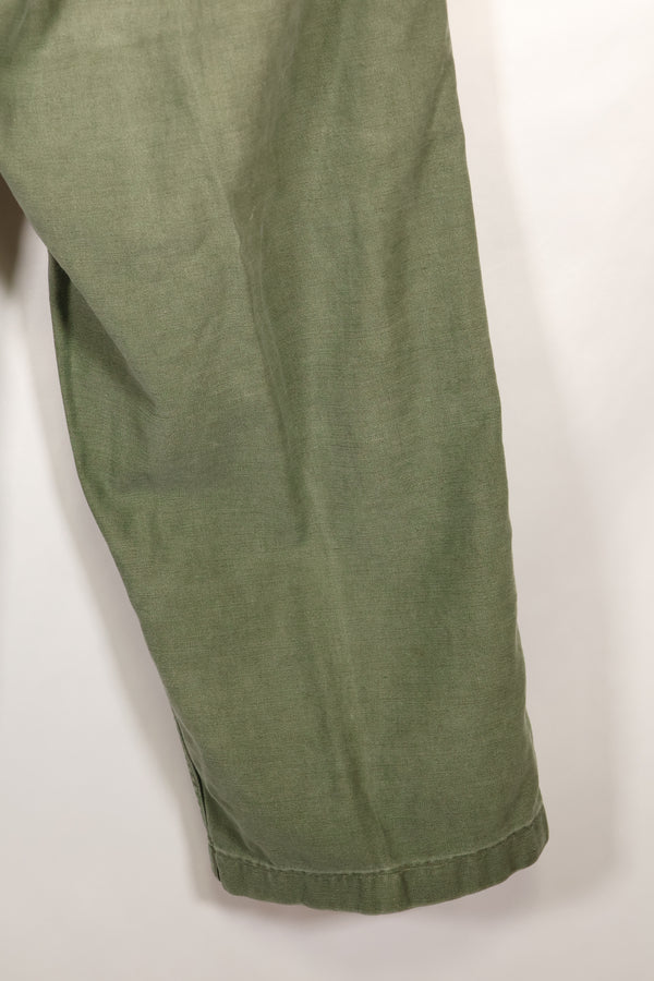 1961 contract, estimated size 36 OG-107 utility pants, baker pants, used.
