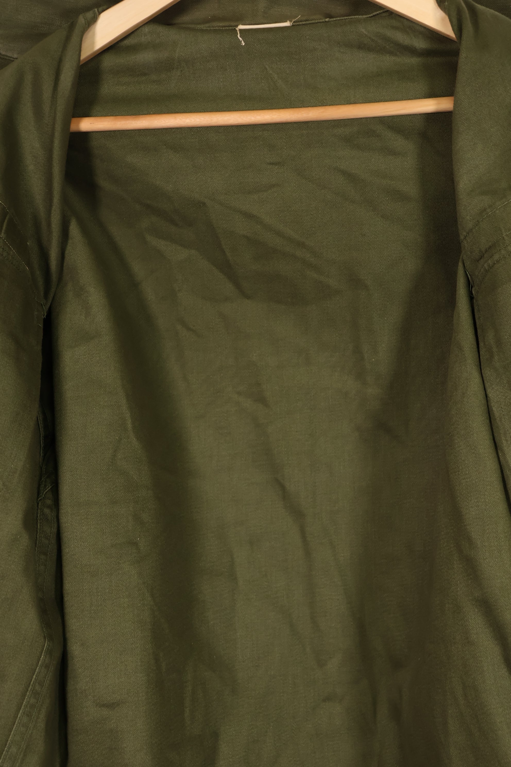 Real 1963 U.S. Army OG-107 Utility Shirt with patch, used.