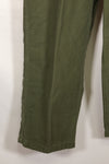 20 世纪 60 年代初，估计 34 OG-107 Utility trousers 贝克长裤，二手。