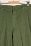 1950s-60s, estimated size 34 USMC P-56 utility pants, used.