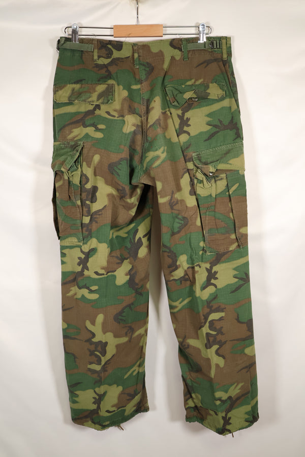 1968 contract, estimated M-S ERDL Greenleaf Jungle Fatigue pants, used.