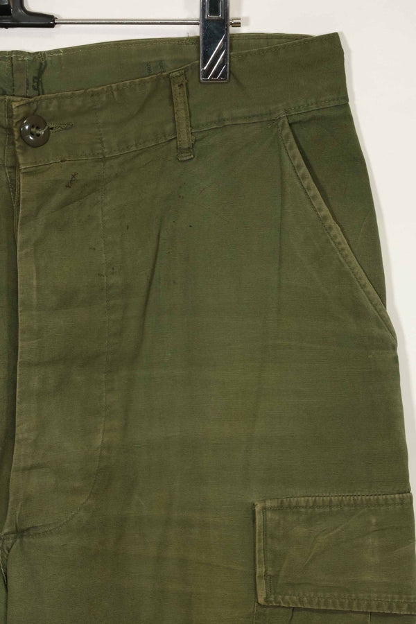 1967 Contract 3rd Model Jungle Fatigue Pants No Size Tag Used