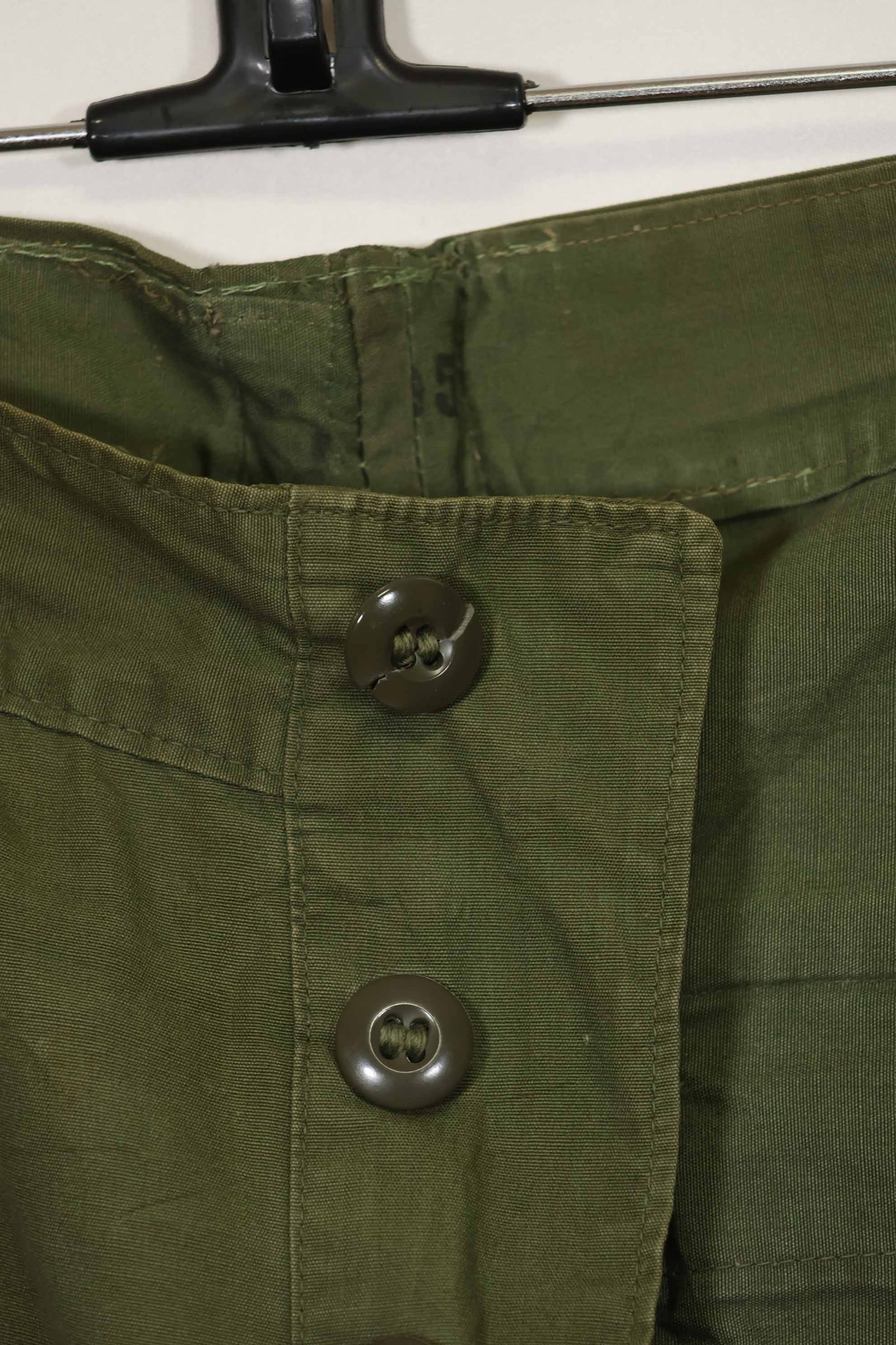 1967 Contract 3rd Model Jungle Fatigue Pants No Size Tag Used