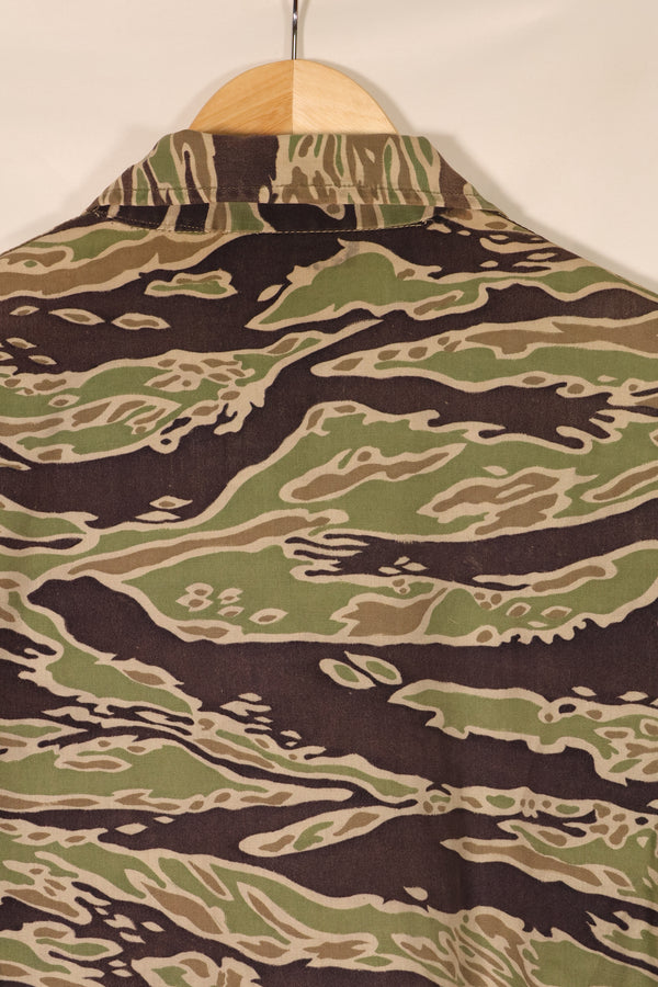 Late 1960s—Estimated US-S—Late War Lightweight—Tiger Stripe—Shirt—Some wear and fading—Used