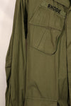 Real Lot circa 1966-1967 3rd Model Jungle Fatigue Jacket L-L Used