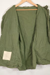 Real 1963 1st Model Jungle Fatigue Jacket, patch marks, faded.