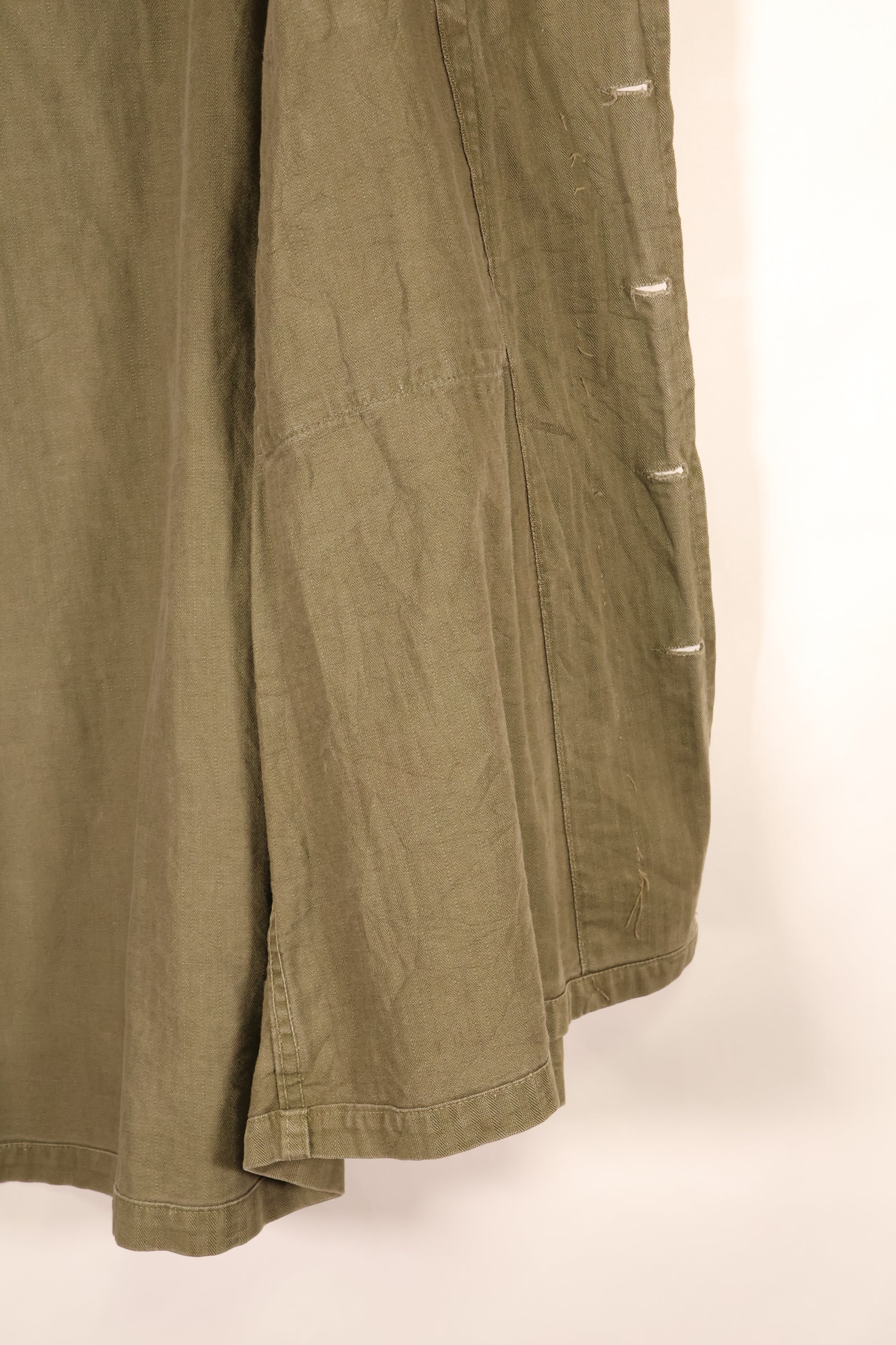 Early 1940s, Size 42R, U.S. Army M43 HBT Utility Jacket, Faded, Used
