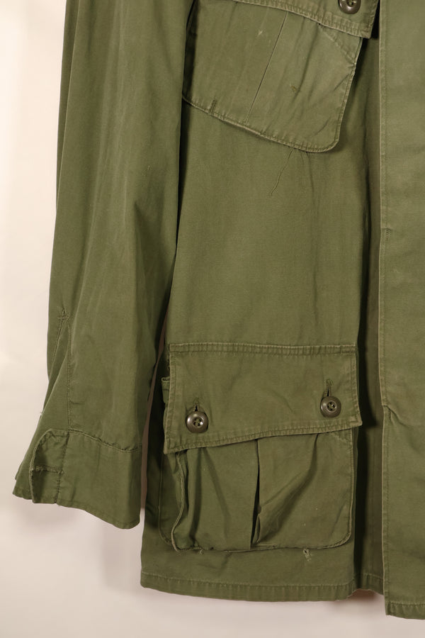 1963–64 Contract, Presumed S-L, 1st Model Jungle Fatigue Jacket with Patches, Used
