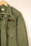 1963–64 Contract, Presumed S-L, 1st Model Jungle Fatigue Jacket with Patches, Used