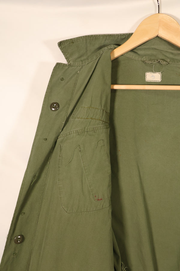 1963–64 Contract, Presumed S-L, 1st Model Jungle Fatigue Jacket with Patches, Used
