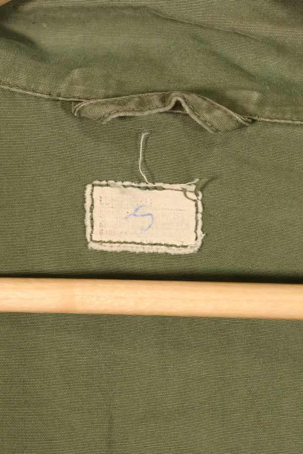 1963–64 Contract, Presumed S-L, 1st Model Jungle Fatigue Jacket with Patches, Used