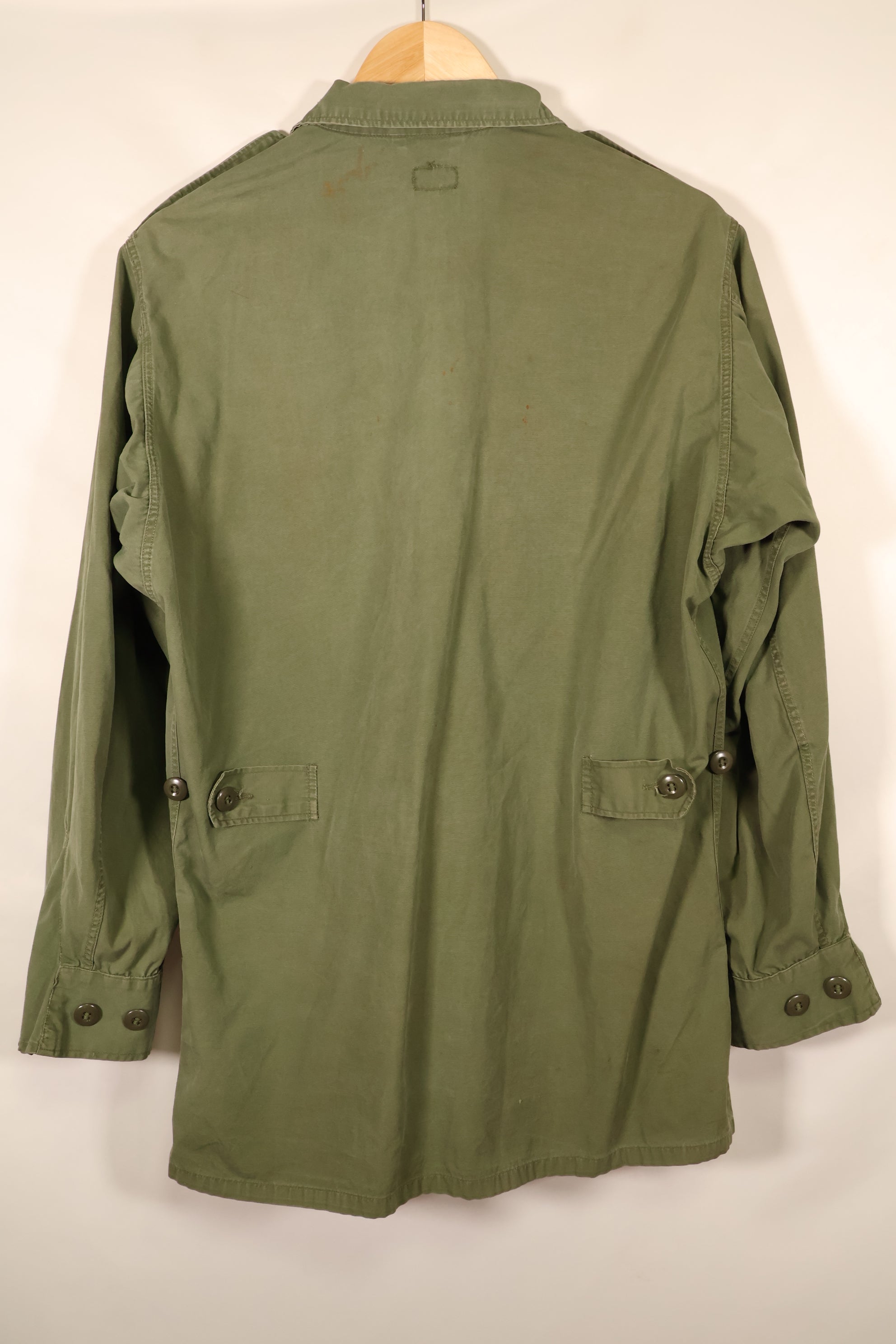 1963–64 Contract, Presumed S-L, 1st Model Jungle Fatigue Jacket with Patches, Used