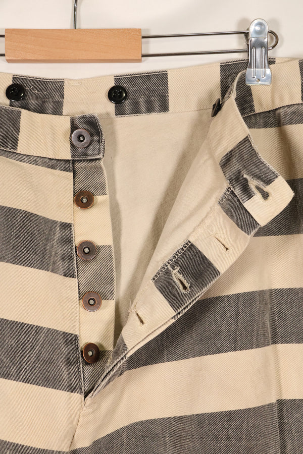 20 世纪 30 年代至 40 年代好莱坞电影服装，美国囚犯长裤，囚犯长裤，二手。