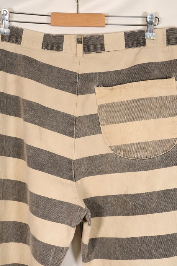 20 世纪 30 年代至 40 年代好莱坞电影服装，美国囚犯长裤，囚犯长裤，二手。