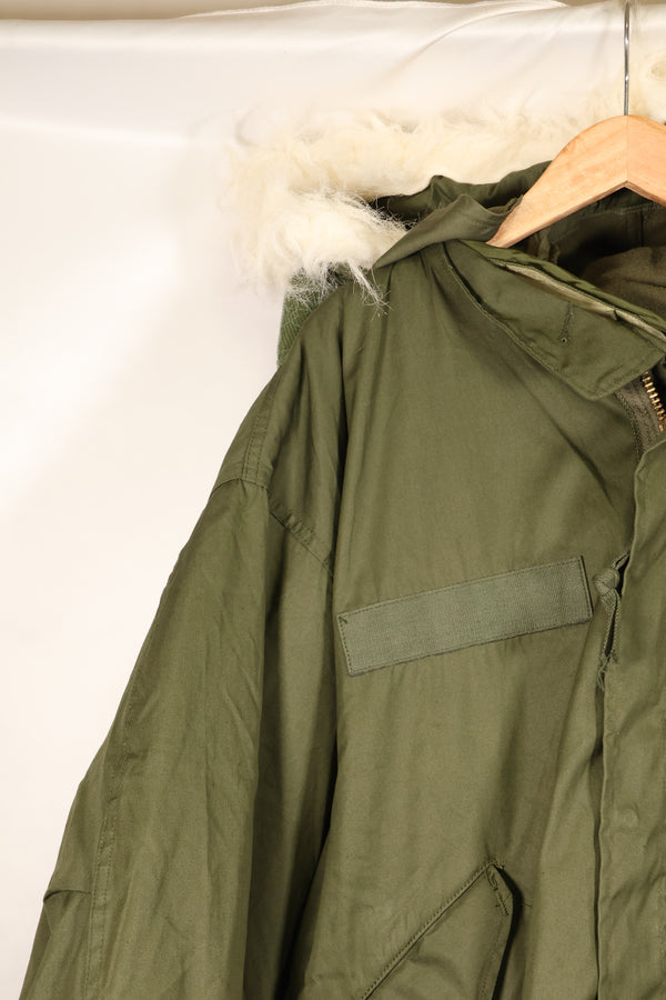 1973年和1983年合同款带帽MR M65野战派克大衣，鱼尾派克大衣，几乎全新