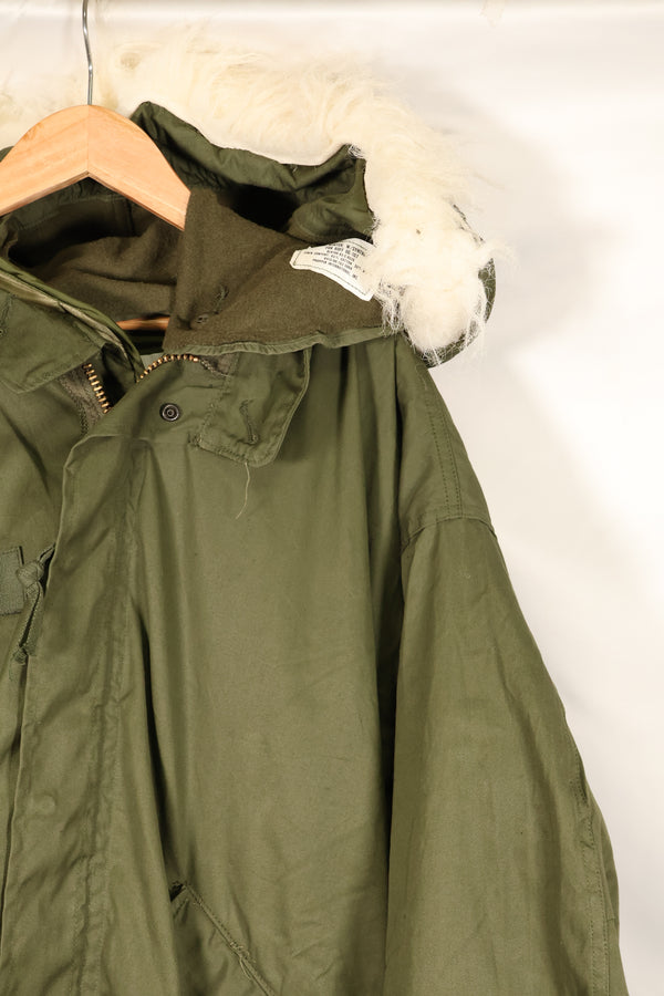 1973年和1983年合同款带帽MR M65野战派克大衣，鱼尾派克大衣，几乎全新