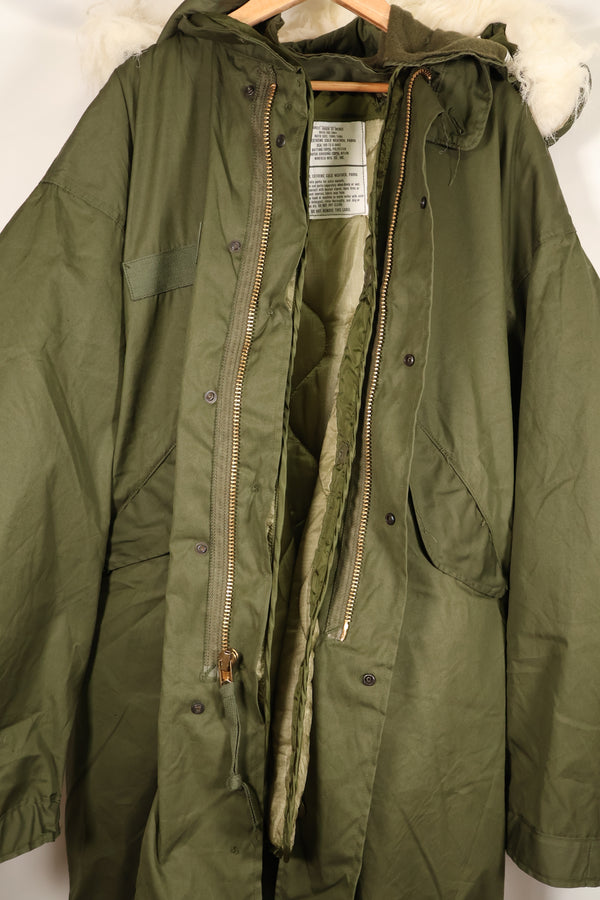 1973年和1983年合同款带帽MR M65野战派克大衣，鱼尾派克大衣，几乎全新