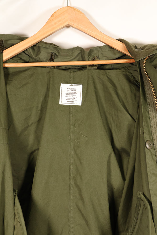 1973年和1983年合同款带帽MR M65野战派克大衣，鱼尾派克大衣，几乎全新