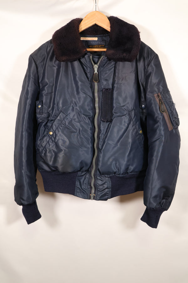 20世纪50年代早期美国空军B-15C飞行夹克，中级军区，二手