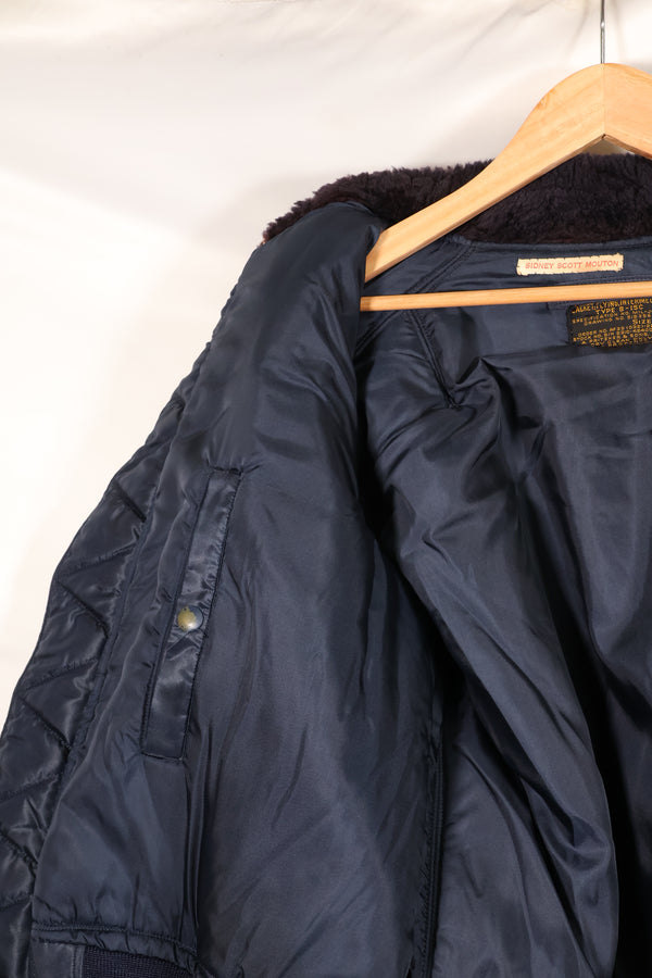 20世纪50年代早期美国空军B-15C飞行夹克，中级军区，二手