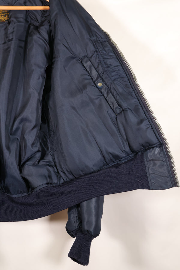 20世纪50年代早期美国空军B-15C飞行夹克，中级军区，二手