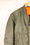 1970 Contract, MEDIUM, U.S. Air Force (USAF), MA-1 Flight Jacket, Good Condition, Used