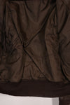 Early 1960s lot size 40 U.S. Marine Corps G-1 UGLY ANGENLS flight jacket, used.