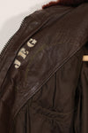 Early 1960s lot size 40 U.S. Marine Corps G-1 UGLY ANGENLS flight jacket, used.