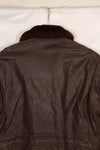 Early 1960s lot size 40 U.S. Marine Corps G-1 UGLY ANGENLS flight jacket, used.